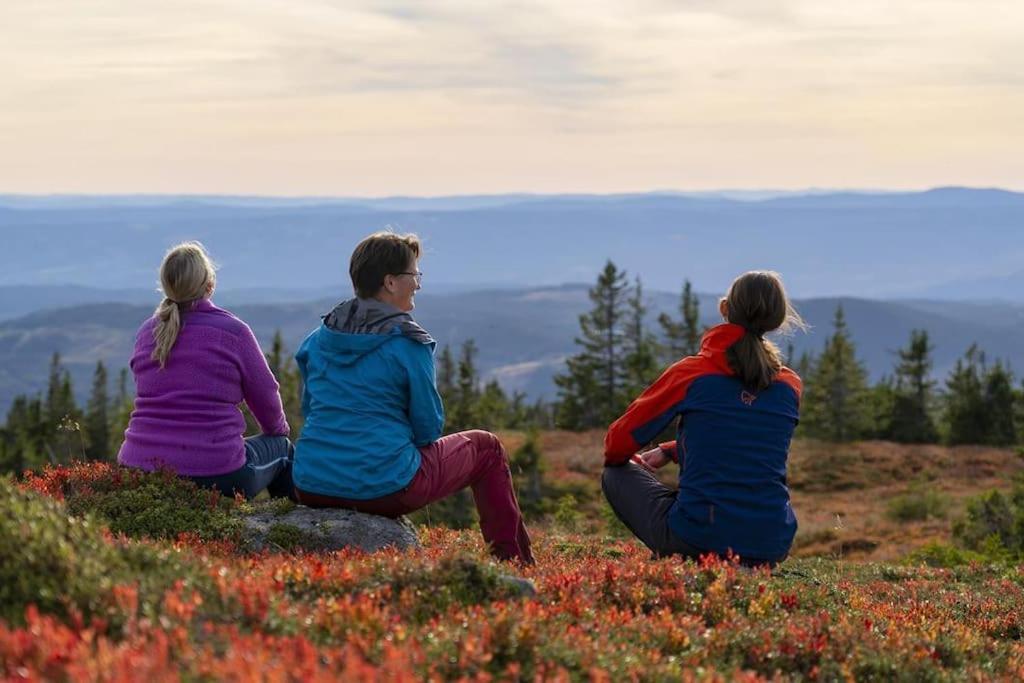 Beautiful Penthouse With Panoramic View At Sjusjoen Apartment Exterior foto