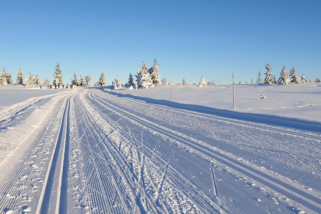 Beautiful Penthouse With Panoramic View At Sjusjoen Apartment Exterior foto