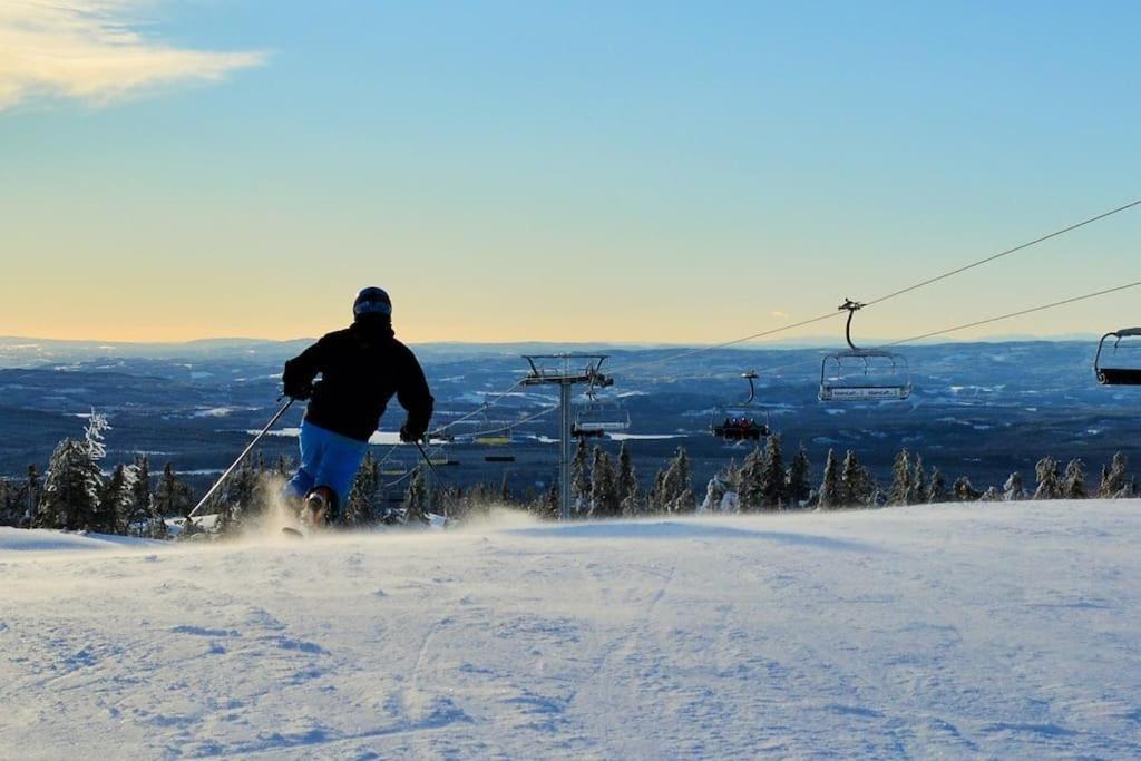 Beautiful Penthouse With Panoramic View At Sjusjoen Apartment Exterior foto