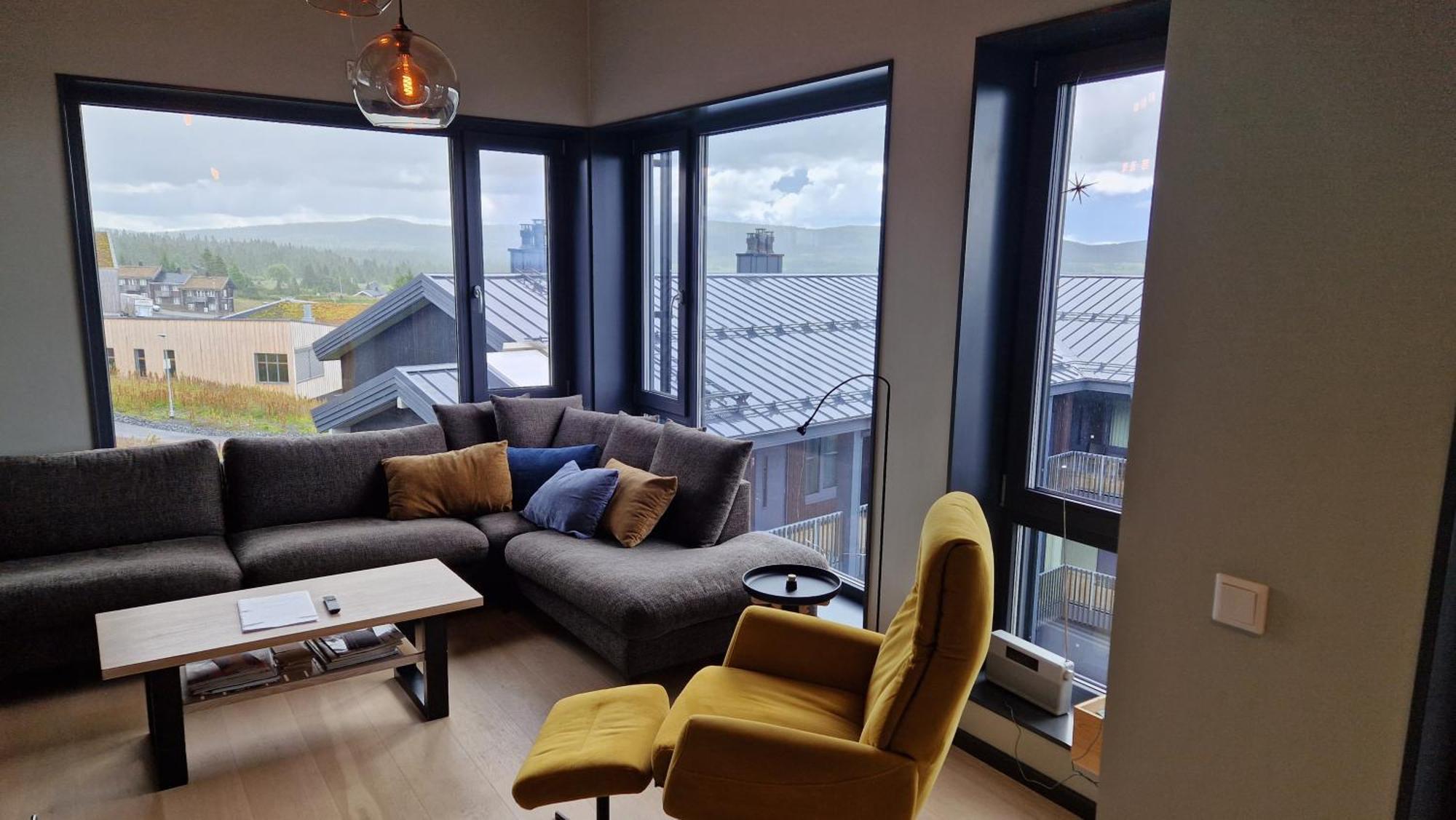 Beautiful Penthouse With Panoramic View At Sjusjoen Apartment Exterior foto